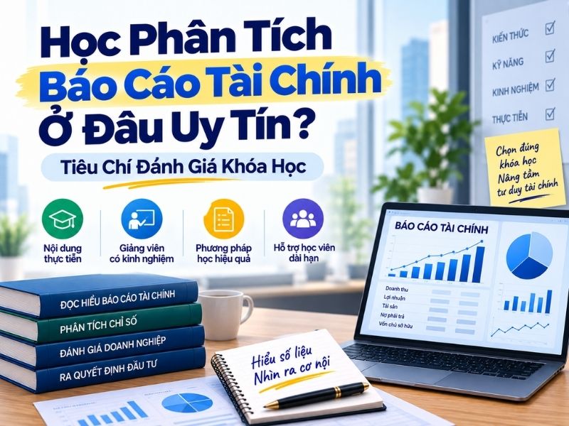 Học Phân Tích Báo Cáo Tài Chính Ở Đâu Uy Tín?